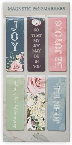 Miniatura 28 de Christian Art Gifts - Conjunto de marcapáginas magnéticos unisex con versículos bíblicos en blanco y negro Gospel Salvation, diseños inspiradores