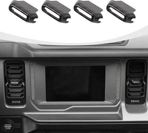 Miniatura 11 de RAZPOY para Bronco - Ajuste de salida de aire acondicionado 4 piezas, cubierta de ventilación de salida de aire central compatible con accesorios
