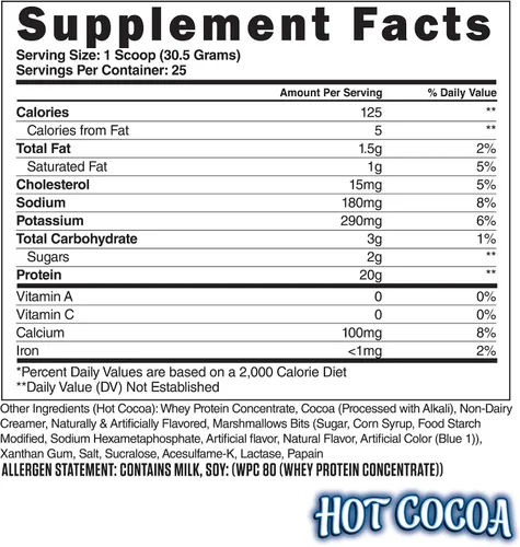 Miniatura 2 de Steel Supplements Whey-Pro Proteína de suero en polvo 100% pura para hombres y mujeres, cacao caliente, ganancia muscular y recuperación muscular