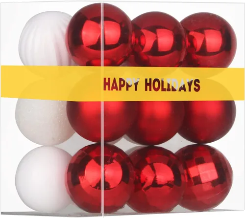 Miniatura 39 de Bolas de Navidad Grandes de 3.2" en Azul Bebé - Adornos para Árbol de Navidad, Bolas Colgantes Inastillables para Cumpleaños, Halloween, Boda