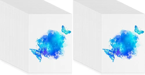 Miniatura 8 de Sabary 250 hojas de papel de acuarela a granel blanco prensado en frío, paquete de papel de acuarela para niños, pintura de boceto blanco, pintura