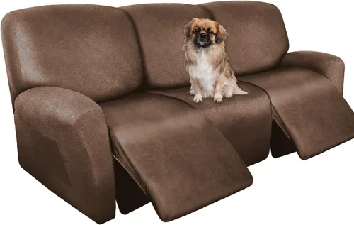 Miniatura 72 de ANARACHON Fundas para Sillas Reclinables Tipo Cuero, 4 Piezas Funda para Sillón Reclinable Lazy Boy, Protector de Muebles - Funda Suave Lavable