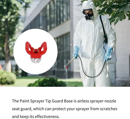 Miniatura 2 de Pulverizador de pintura con base de protección para pintura sin aire, pulverizador de pintura Titan Guard, herramienta de boquilla compatible