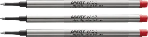 Miniatura 4 de 5 recambios de bolas de rodillo Lamy M63 M61, color rojo