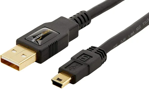 Miniatura 9 de Amazon Basics Cable USB-A a Mini USB 2.0, velocidad de transferencia de 480 Mbps con enchufes chapados en oro, 3 pies, negro