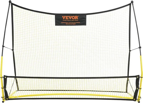 Miniatura 9 de VEVOR Soccer Trainer，Portable Soccer Rebounder Net, Iron Soccer Practice Equipment, Sports Football Rebounder Wall with Portable Bag, Perfect for