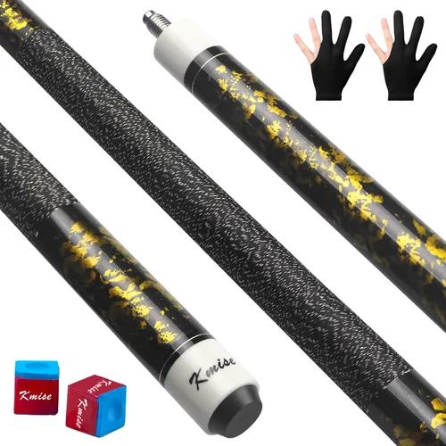 Miniatura 14 de Kmise Pool Stick Set of - 58" Pool Cue Stick, Canadian Maple Professional Billiards Pool Cue, Pool Sticks for Adults, 18~21oz Multiple