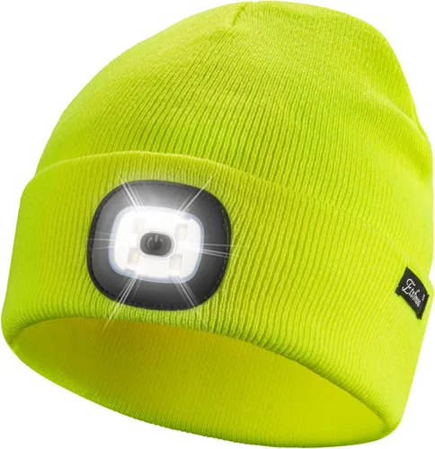Etsfmoa Gorro unisex con la luz, regalos para hombres, papá, padre, gorras recargables por USB