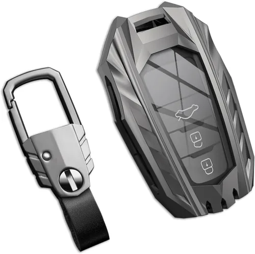 Miniatura 44 de Funda para llavero Nissan con llavero, elegante y duradera funda de protección de aleación de zinc compatible con Altima Maxima Rogue Armada