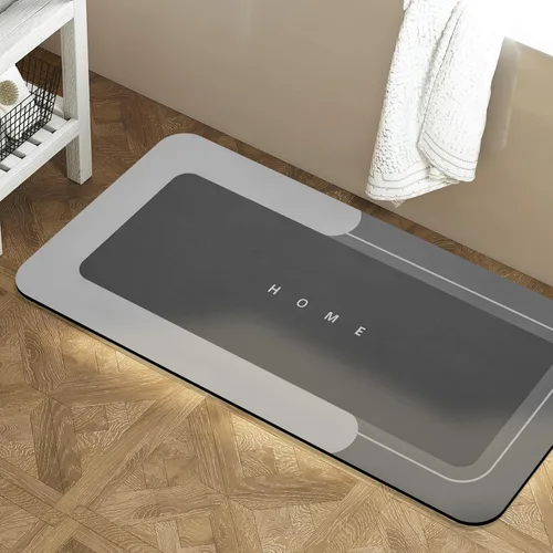 Miniatura 30 de Housego Tapete mágico de baño absorbente, alfombra de secado rápido, tapete mágico de baño antideslizante, alfombra de piso con respaldo de goma