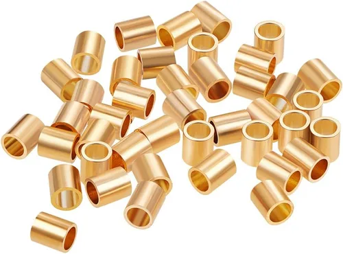 Miniatura 17 de BENECREAT - 40 piezas de cuentas de filigrana redondas huecas bañadas en oro de 18 quilates, cuentas de filigrana huecas chapadas en oro, cuentas
