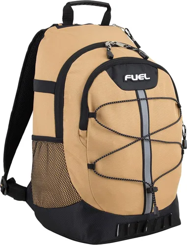 Miniatura 14 de FUEL Mochila de senderismo para mujeres y hombres, Terra Sport, viajes, universidad, gimnasio, trabajo con funda para laptop, Bungee, 18 pulgadas