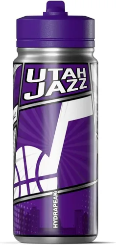 Miniatura 8 de Hydrapeak Milwaukee Bucks - Botella de agua de acero inoxidable con licencia oficial de la NBA de 20 onzas con tapa con pajilla, botella deportiva