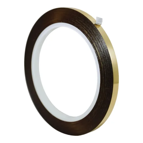 GGR Supplies T.R.U. MMYP-1 Cinta de película de poliéster metalizada con adhesivo acrílico. Múltiples colores disponibles. 72 yardas. (Oro, 1/4