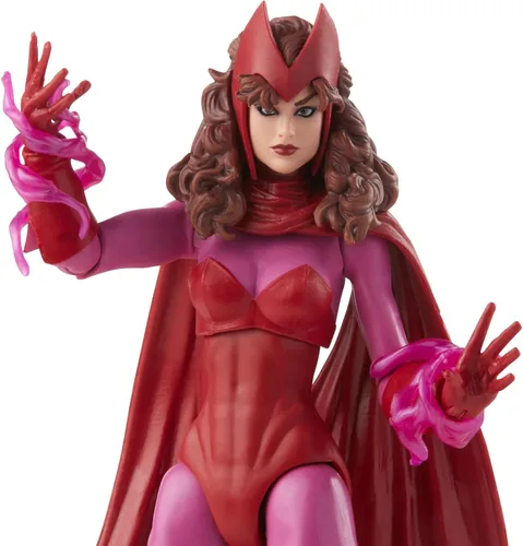 Miniatura 5 de Marvel Legends Series Scarlet Witch - Figura de acción de embalaje retro de 6 pulgadas, 4 accesorios