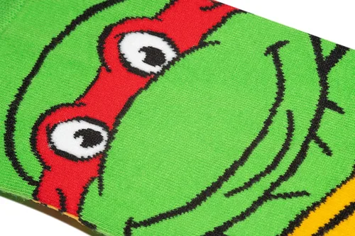 Miniatura 3 de Odd Sox, Nickelodeon TMNT Teenage Mutant Ninja Turtles, 90's Cartoon, Fun Socks