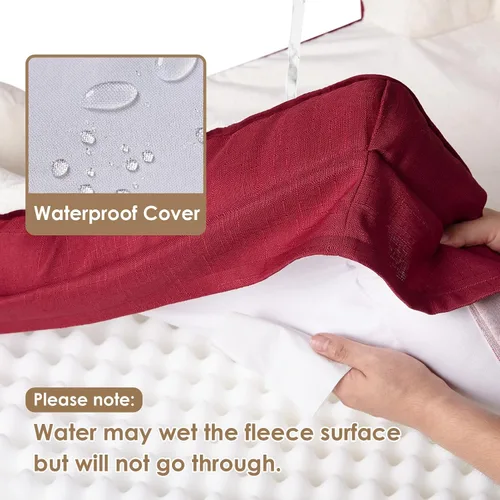 Miniatura 154 de EHEYCIGA – Cama ortopédica impermeable para perros pequeños, de espuma viscoelástica tipo caja de huevos, con bordes elevados y base antideslizante
