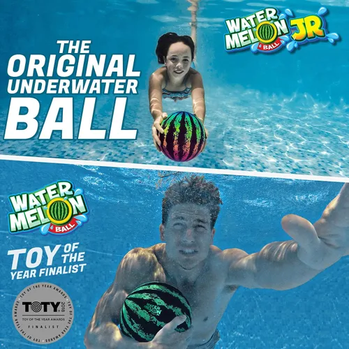 Miniatura 2 de Watermelon Ball Juguetes de piscina para adultos y familia – Paquete de 2 unidades de 6 1/2 pulgadas y 9 pulgadas para niños, adolescentes