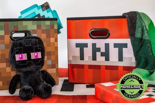 Miniatura 6 de MINECRAFT TNT - Cubo de almacenamiento organizador de bloques Bloque TNT de cubos de almacenamiento Cubos de organización Cubo cuadrado de 15