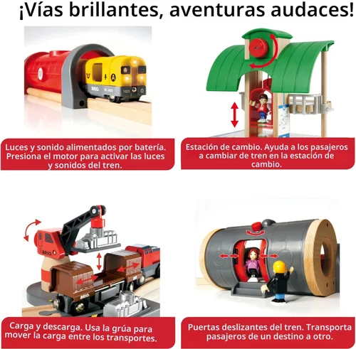 Miniatura 3 de Juego de ferrocarril de lujo Brio 33052
