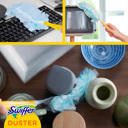 Miniatura 4 de Swiffer - Kit de plumero con mango y plumero de repuesto, 1 unidad
