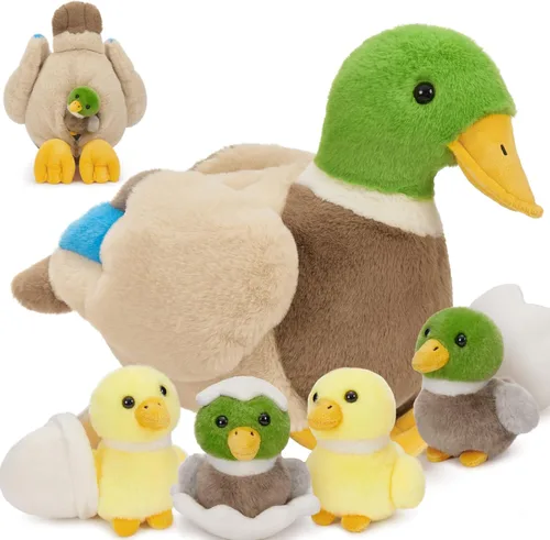 Miniatura 21 de MaoGoLan Paquete de 10 peluches de animales de granja a granel con caballo, vaca, perro, gato y más, juguetes educativos, decoración de fiesta