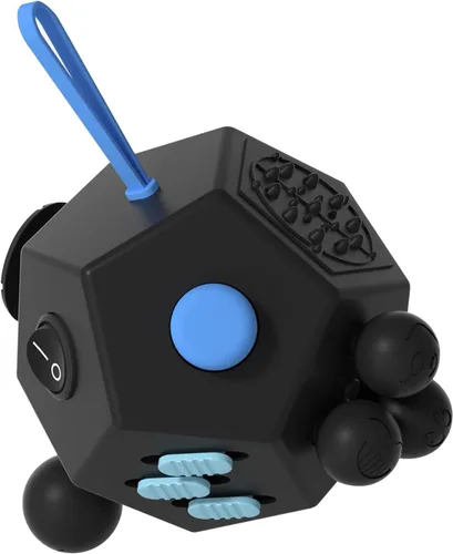 Fidget Dodecágono – Cubo de juguetes antiestrés de 12 lados que alivia el estrés y la ansiedad, antidepresión, juguete de viaje, relleno de calcetín