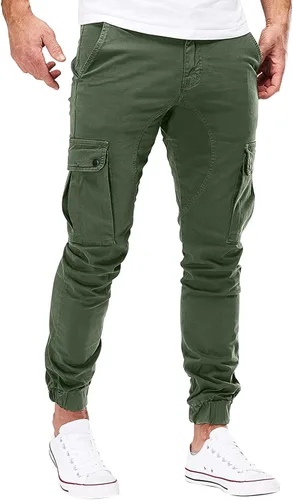 Miniatura 3 de SUTIL Pantalones deportivos chinos para hombre, pantalones cargo para senderismo, recreación al aire libre, pantalones de sarga para fitness