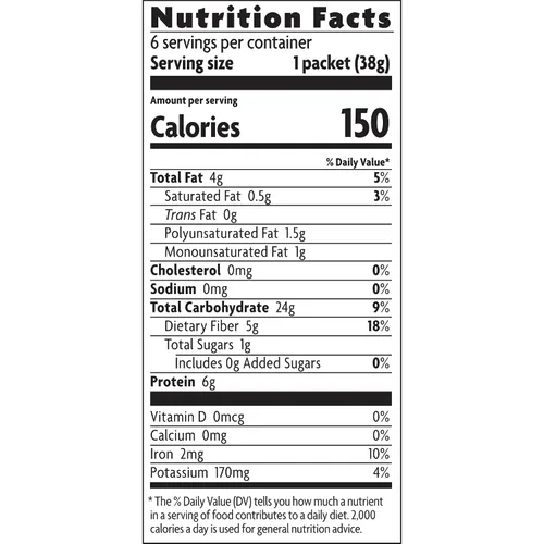 Miniatura 6 de Nature's Path Harina de avena instantánea orgánica con semillas de calabaza Qi'a y canela, 8 onzas (paquete de 6), sin gluten, sin OMG
