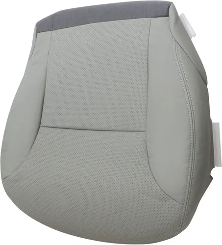 Miniatura 9 de GXARTS Funda de asiento de piel perforada para el lado del conductor y del pasajero, color gris, compatible con Lexus ES300 ES330 2002 2003 2004