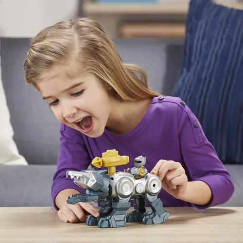 Miniatura 5 de PlaySkool Heroes Power Rangers Silver Ranger & Wolf Zord, paquete de 2