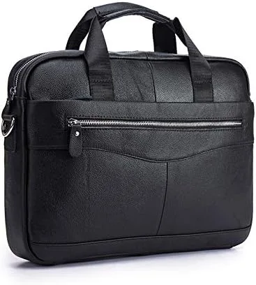 Miniatura 2 de Genuine Leather Sling Bag for Men Small Shoulder Messenger Pack for Outdoor Travel Business with Gift Box