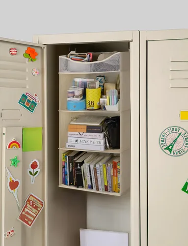 Miniatura 7 de StorageWorks Organizador colgante de armario, estantes colgantes de armario de 3 estantes con estante superior, 15 ¾ de ancho x 12 pulgadas