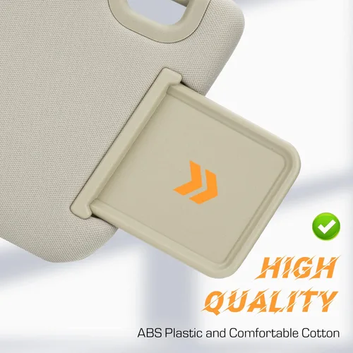 Miniatura 5 de Visera solar de reemplazo para conductor izquierdo y pasajero derecho color beige compatible con Nissan Pathfinder 2013-2018, Infiniti QX60