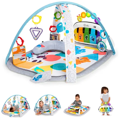 Miniatura 15 de Baby Einstein Exploradores de Granja 4 en 1 Kickin’ Tunes Gimnasio Musical de Música y Lenguaje de Descubrimiento de Prado, Edades 0 Meses y Más