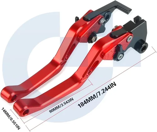 Miniatura 5 de Embrague de freno para Yamaha XT660 XT660R XT660X 2004-2016 Palancas de embrague de freno corto de motocicleta embrague empuñaduras agarraderas Negro