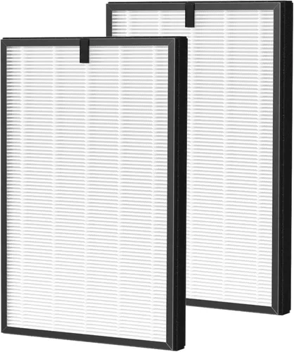 Paquete de 2 filtros de repuesto Pure Morning APH260 para APH260, sistema de filtro 3 en 1 que incluye prefiltro, filtro HEPA verdadero y filtro de