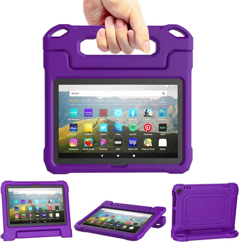 Miniatura 11 de DJ&RPPQ Funda resistente a prueba de golpes para niños, resistente (incompatible con Sony Nokia de 8 pulgadas) con soporte para niños, color negro