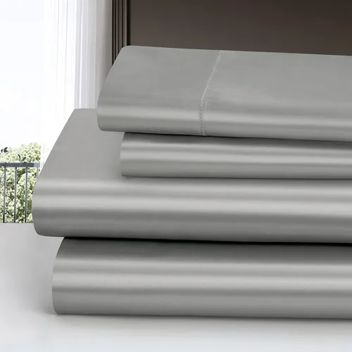 Miniatura 2 de Homiest - Sábanas satinadas sedosas Gris claro
