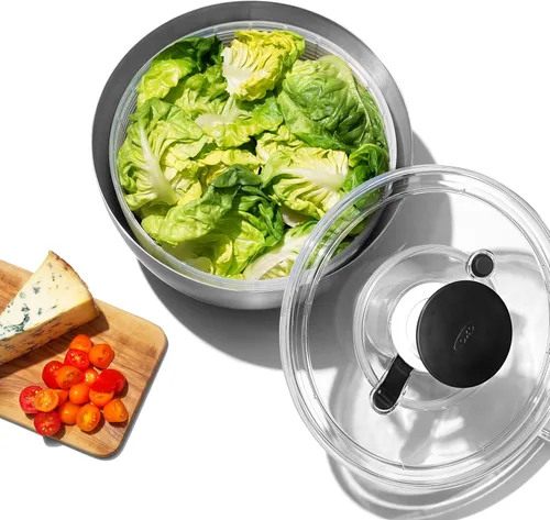 Miniatura 8 de OXO Steel - Centrifugador de ensalada