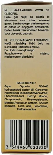 Miniatura 5 de Crema de clítoris Gel Orgasmic Intense para Mujeres Arnica Mint Sensible Estimulante Sexual Relaciones Sexuales Crema Sexuales para Orgasmo Femenino