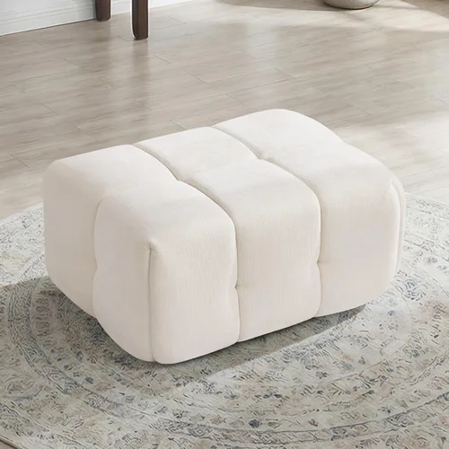 Miniatura 9 de Sofá biplaza modular sin huesos de 78.7 pulgadas, sofá de nube copetudo con asiento profundo, sofá de felpilla para sala de estar, sofá comprimido