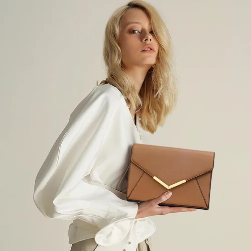 Miniatura 2 de KKXIU Elegante bolso de mano de piel sintética para mujer, bolso de mano plegable para fiesta, boda, baile de graduación