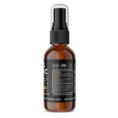 Miniatura 2 de BALL MAGIC - Spray acondicionador de piel de primera calidad, antirozaduras, a base de aceite, antipicazón, protección de la ingle con vitaminas