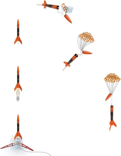 Miniatura 6 de Estes Alpha III, naranja, negro