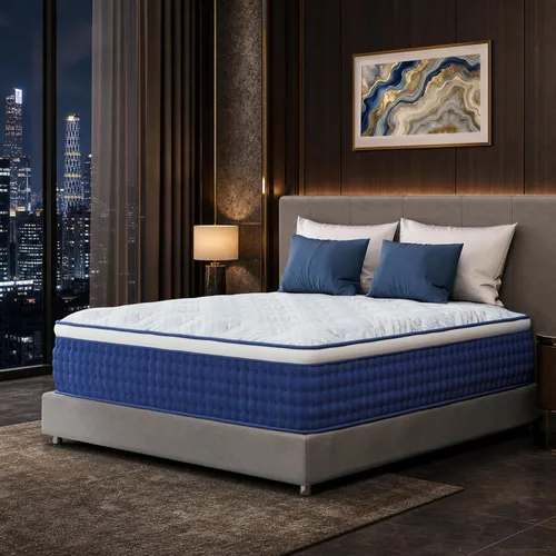 Miniatura 2 de Colchón individual, híbrido de tamaño individual de 10 pulgadas en caja, espuma de sensación media y resortes individuales en bolsillo, cama sin