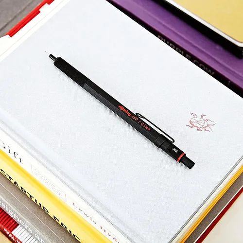 Miniatura 6 de Lápiz mecánico rotring 600 Series, 0.014 pulgadas, Cuerpo negro