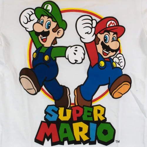 Miniatura 3 de Nintendo Super Mario Bros Camisetas de manga corta con gráficos de Mario Kart Friends para niños paquete de 2