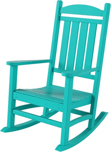WestinTrends Malibu - Mecedora para exteriores/patio, color turquesa