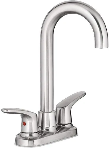 American Standard 7074400.075 Colony Pro Grifo de barra de dos manijas en acero inoxidable